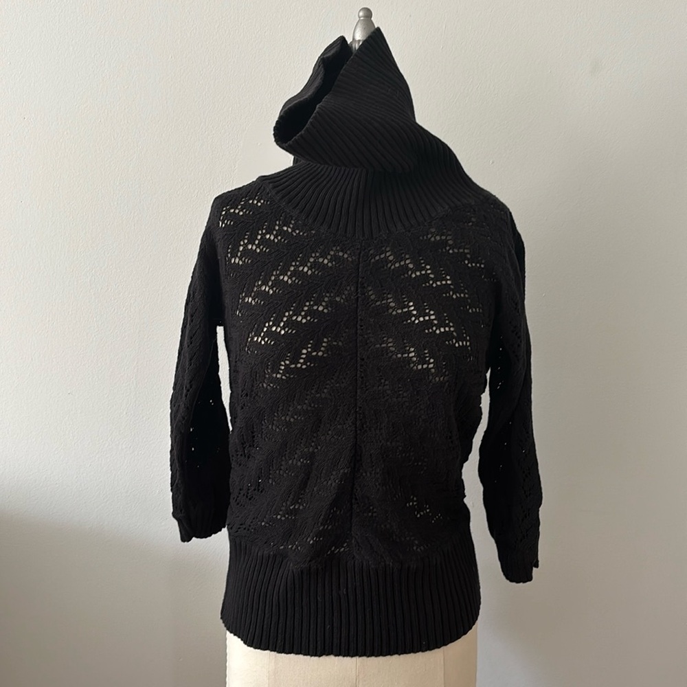 Calvin Klein Black Cowl Neck Sweater